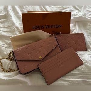 AUTHENTIC Rose Monogram Louis Vuitton Félicie Pochette